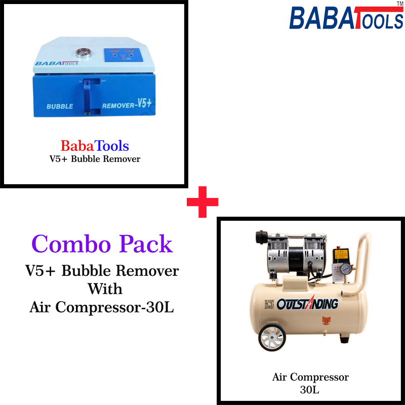 v5+ bubble remover with air compressor combo pack