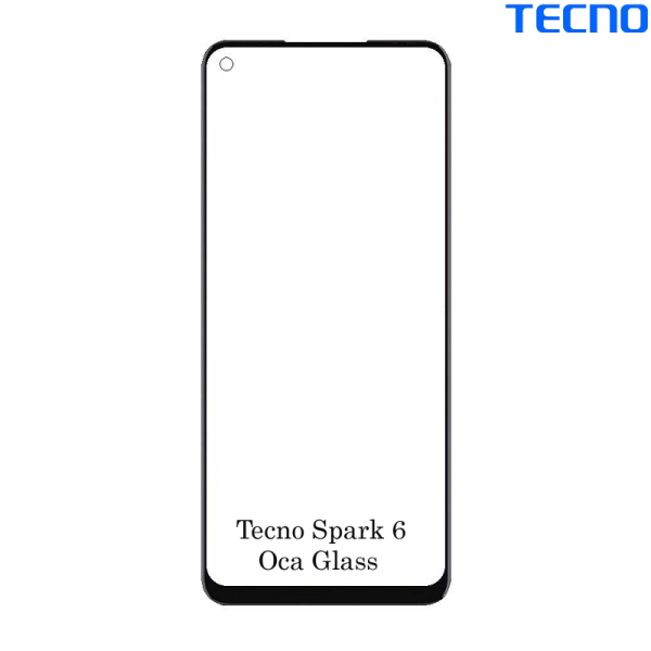 Tecno Spark 6 Front OCA Glass